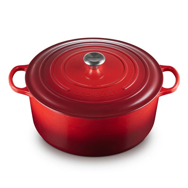 Le Creuset - 12 L (13 QT) Cherry French Round Dutch Oven