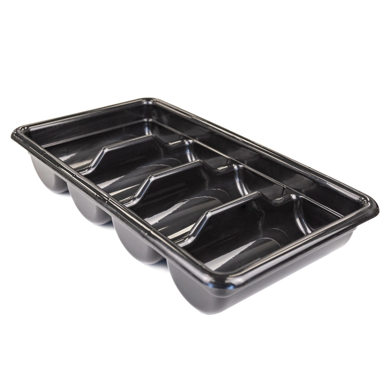 Williams - 4 Slot Cutlery Bin Black - PL4B