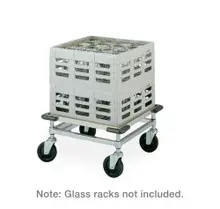 Metro - Heavy Duty Aluminum Glass Rack Dolly with Corner Bumpers, No Handle - CB2121C