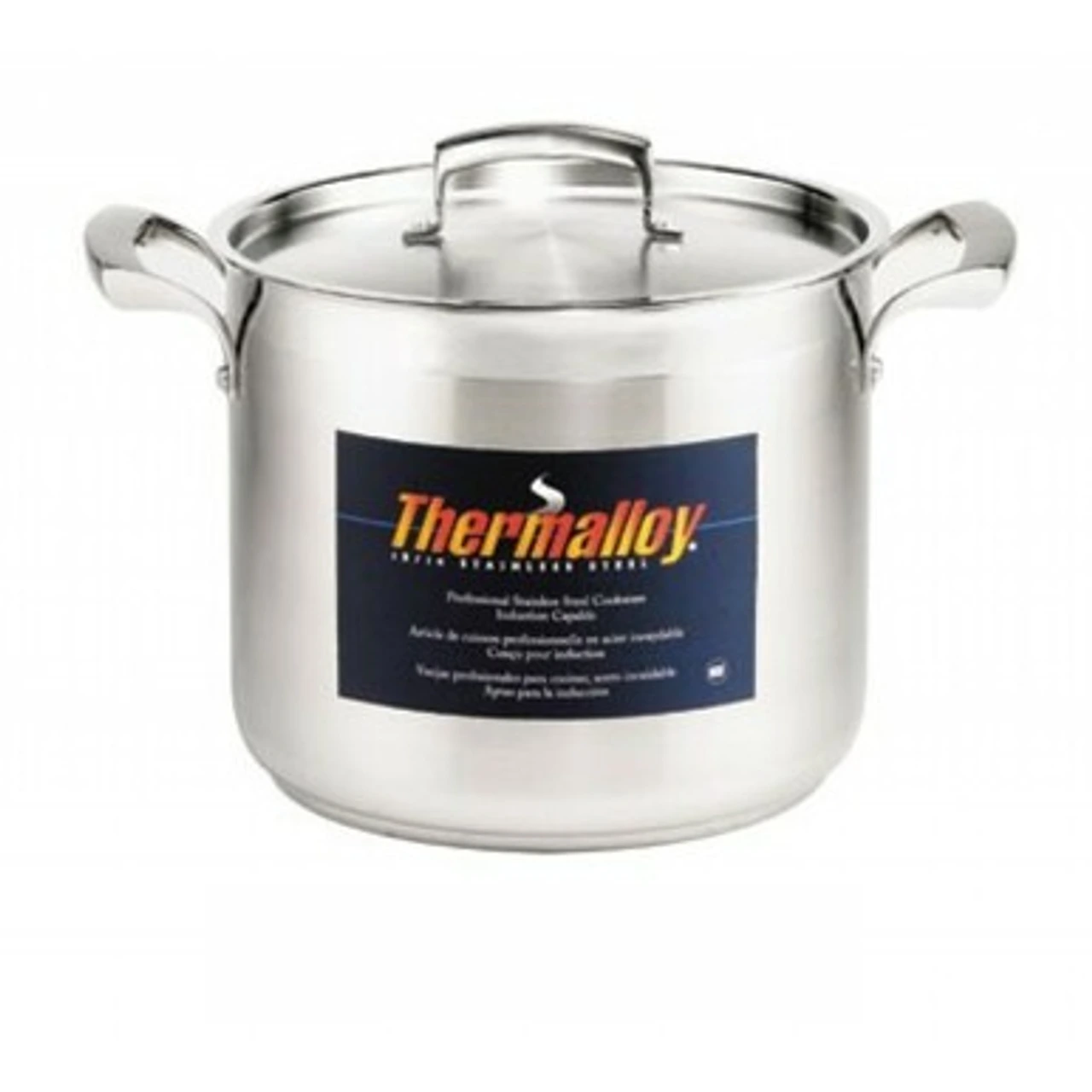 Thermalloy - 12QT Commercial Grade Stainless Stock Pot (Cover Not Included) - 5723912