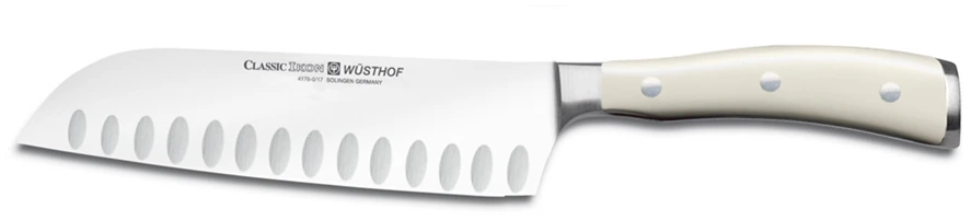 Wusthof - 7" Classic Ikon Creme Santoku Knife