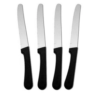 Winco - 12pk - Polypropylene Handle Steak Knife Set