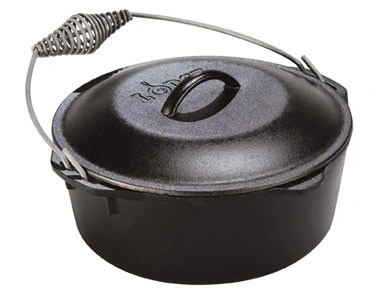 Lodge - 5QT Pre-Seasoned Cast Iron Dutch Oven