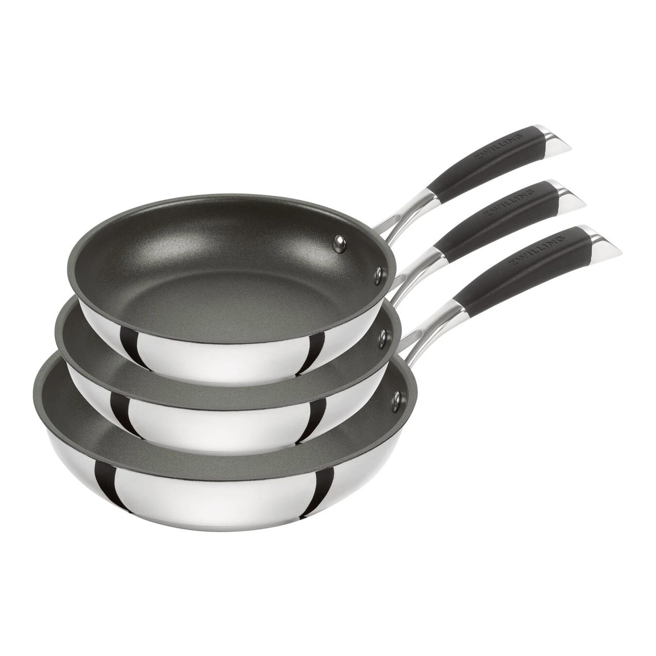 Zwilling - Plus 3 PC Fry Pan Set