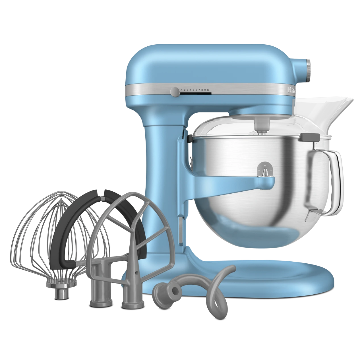 KitchenAid - 7 Qt Blue Velvet Stand Mixer Deluxe Pack