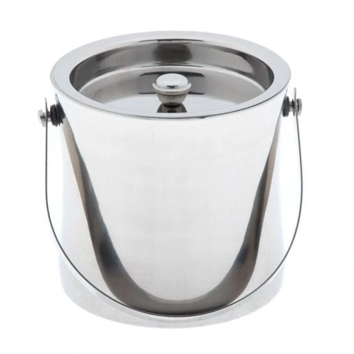 Winco - 60 OZ Double Wall Stainless Steel Ice Bucket