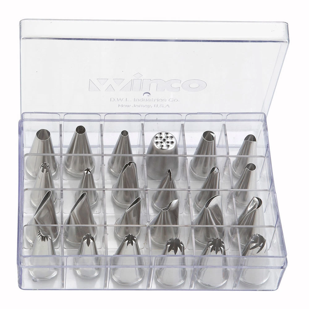 Winco - Cake Decorating Set 24 PC Stainless Steel