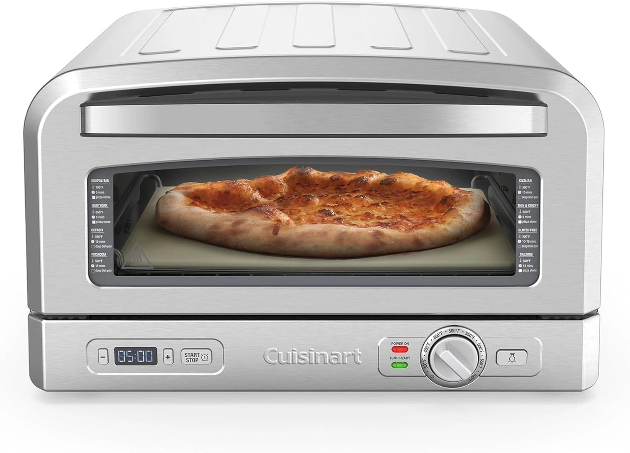 Cuisinart - 12" Indoor Pizza Oven 1800 Watts