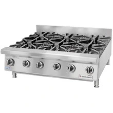 Garland - HD Counter 48" Liquid Propane Hot Plate w/ 8 Open Burners - GTOG48-8