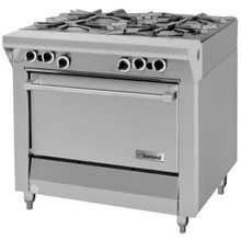 Garland - Master Series 34" Liquid Propane Range w/ 1 Storage Base & 4 Open Burners - M44S