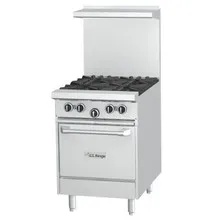 Garland - U Series 24" Natural Gas Range w/ 1 Storage Base, 2 Open Burners & 12" Griddle - U24-2G12S
