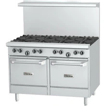 Garland - U Series 48" Liquid Propane Range w/ 2 Ovens & 8 Open Burners - U48-8LL