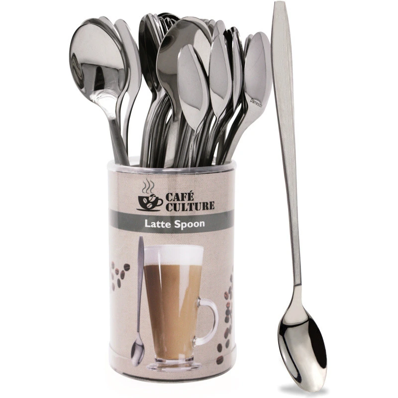 Café Culture - 8.75" Stainless Steel Latte Spoon