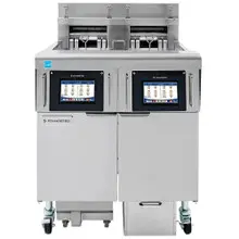 Frymaster - FilterQuick Oil-Conserving 4 x 30 Lb Electric Fryer w/ FQ4000 & Automatic Filtration 240V/1Ph - 4FQE30U