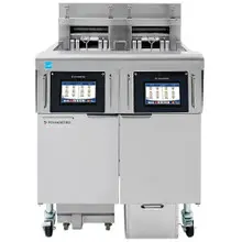 Frymaster - FilterQuick Oil-Conserving 2 x 30 Lb Electric Fryer w/ FQ4000 & Automatic Filtration 240V/3Ph - 2FQE30U