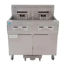 Frymaster - 1814 High Production Oil-Conserving 2 x 60 Lb Electric Fryer 240V - 21814EF