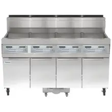 Frymaster - Decathlon HD 4 x 50 Lb Natural Gas Fryer w/ Built-In Filtration - SCFHD450G