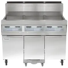 Frymaster - Decathlon HD 3 x 50 Lb Liquid Propane Fryer w/ Built-In Filtration - SCFHD350G