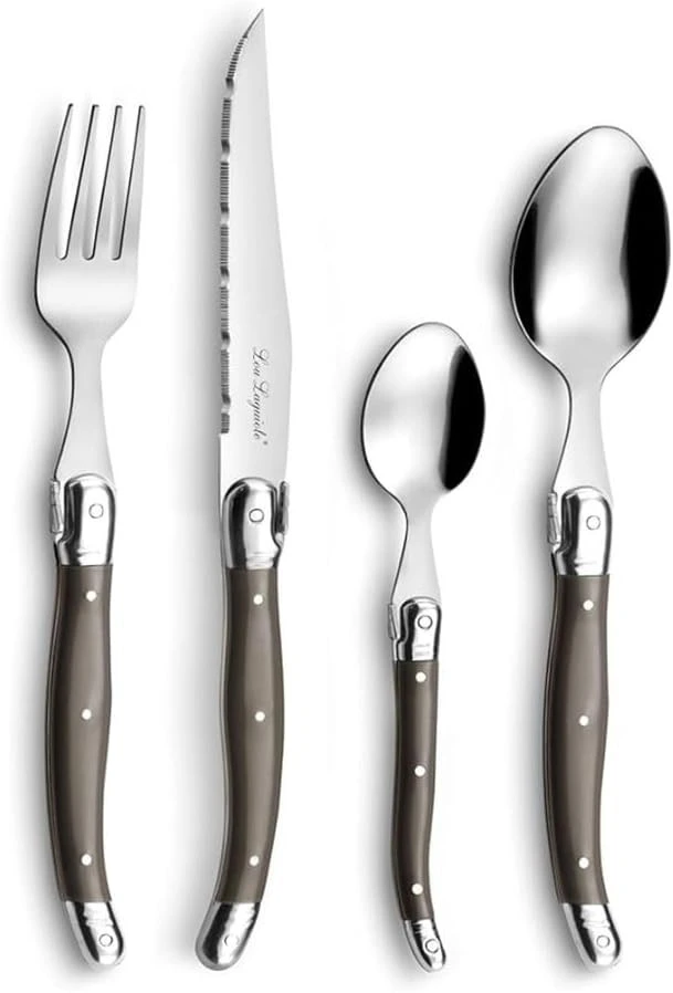 Laguiole - Tradition Pepper 24 PC Flatware Set 18/0