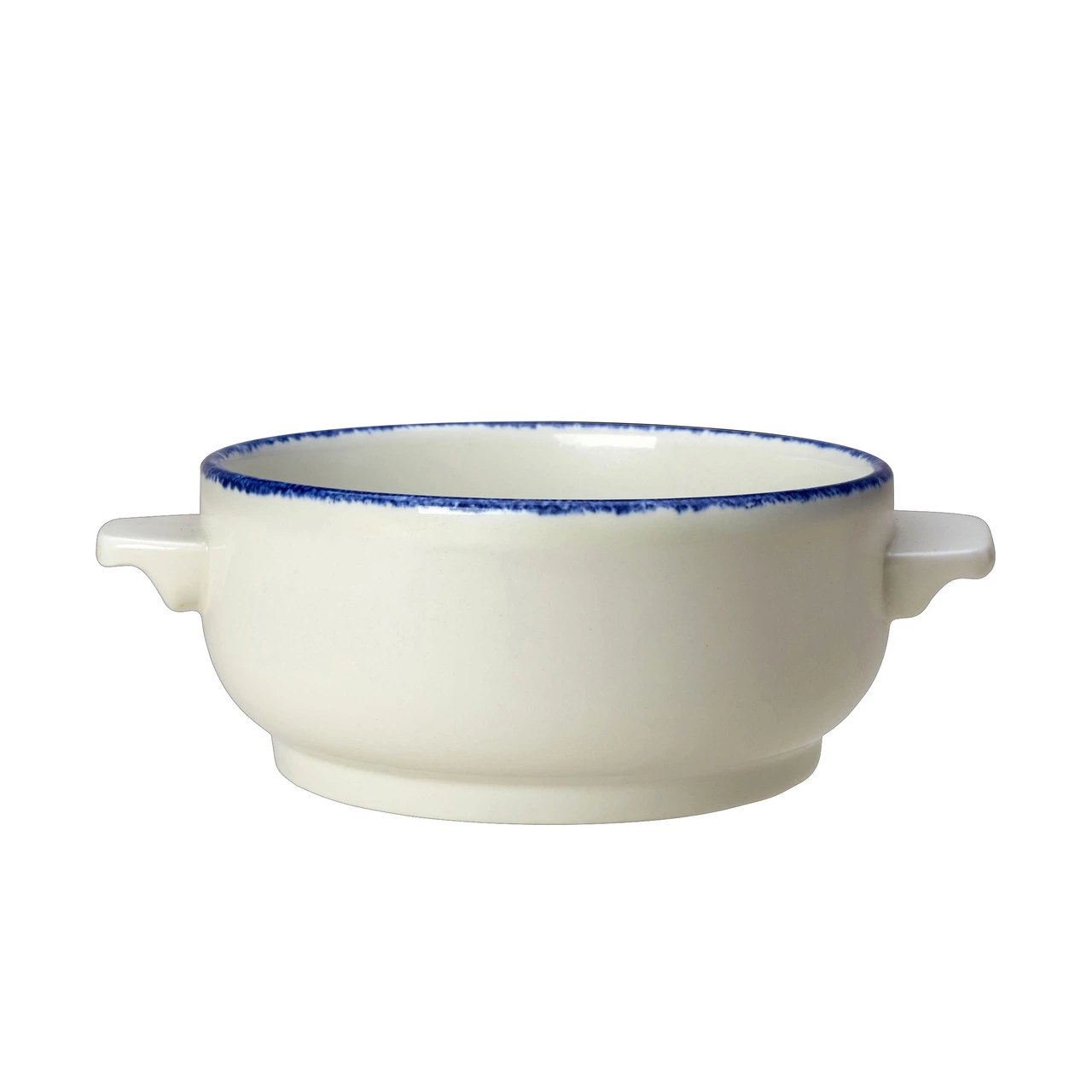 Steelite - 15 Oz  White Dapple Soup Bowl Base (6 Per Case) - 1710B828