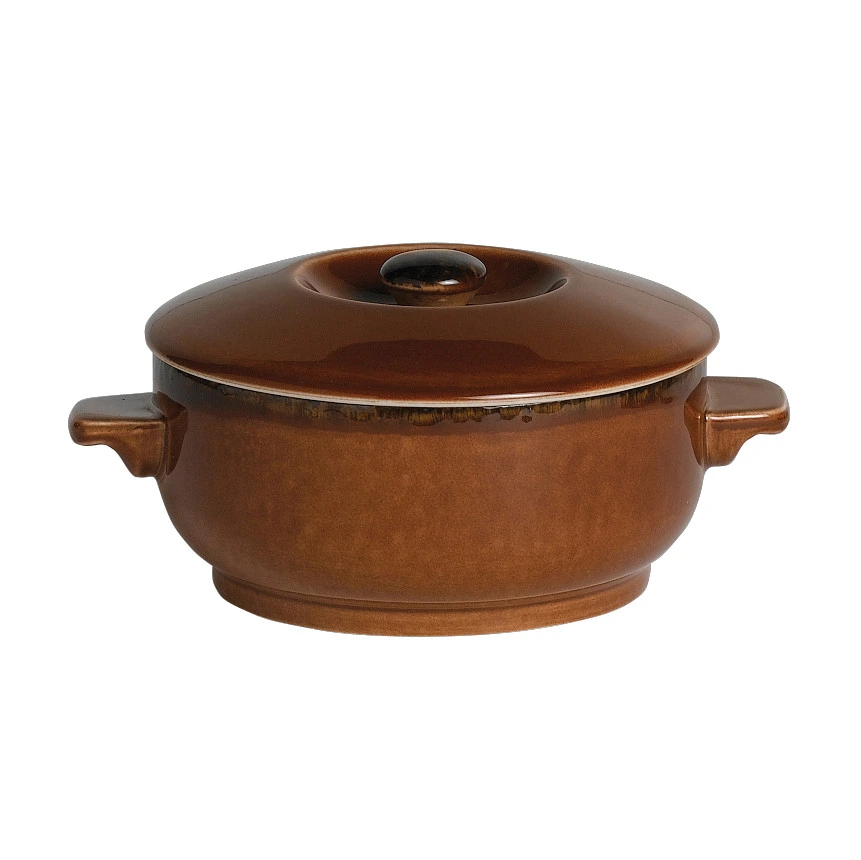 Steelite - 15 Oz  Brown Soup Bowl Base (6 Per Case) - 1123B828