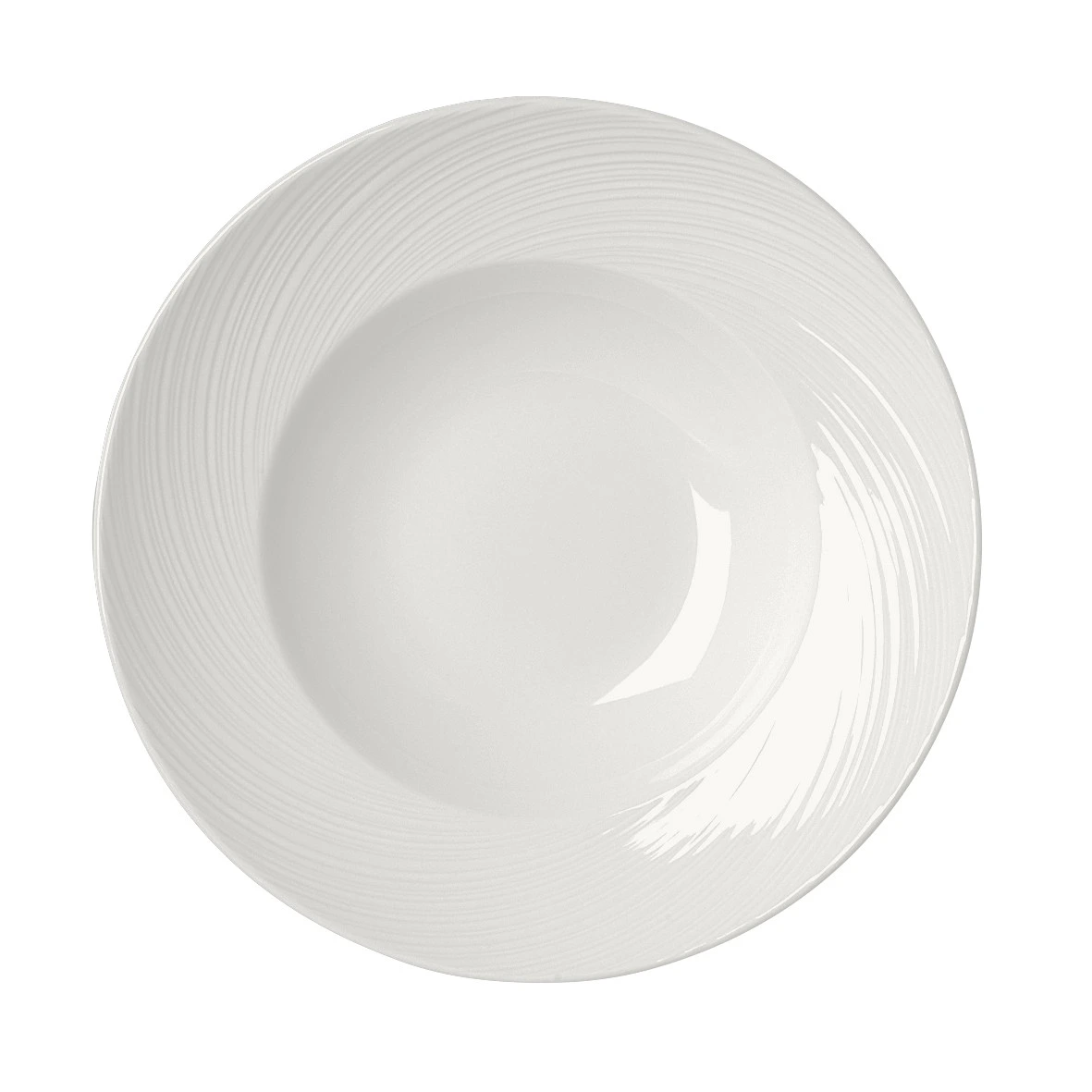 Steelite - 12 Oz  White Spyro Nouveau Bowl (6 Per Case) - 9032C976