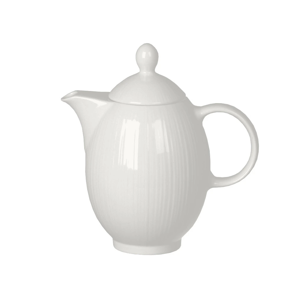 Steelite - 12 Oz  White Spyro Coffee Pot (6 Per Case) - 9032C730