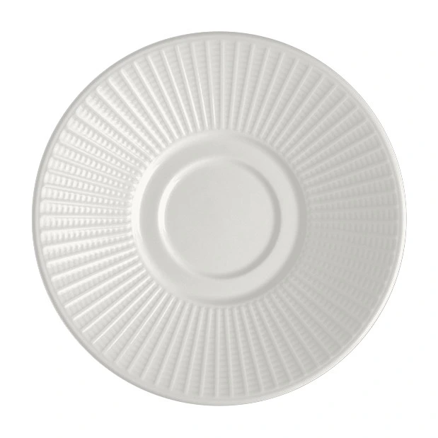 Steelite - 6 In White Willow Saucer Double Well (36 Per Case) - 9117C1192