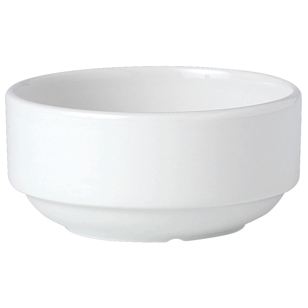 Steelite - 10 Oz  White Simplicity StackIng Soup Cup Unhandled (36 Per Case) - 11010121