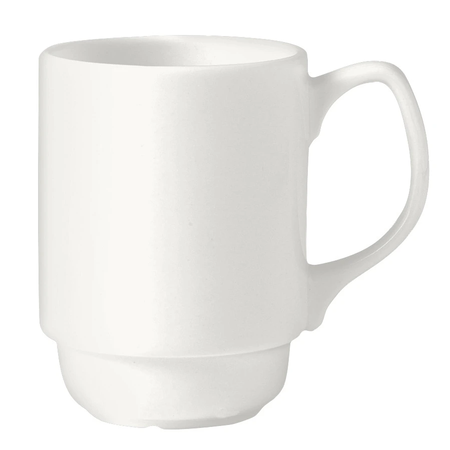 Steelite - 9 Oz  White Monaco Vogue Mug StackIng (36 Per Case) - 9001C399