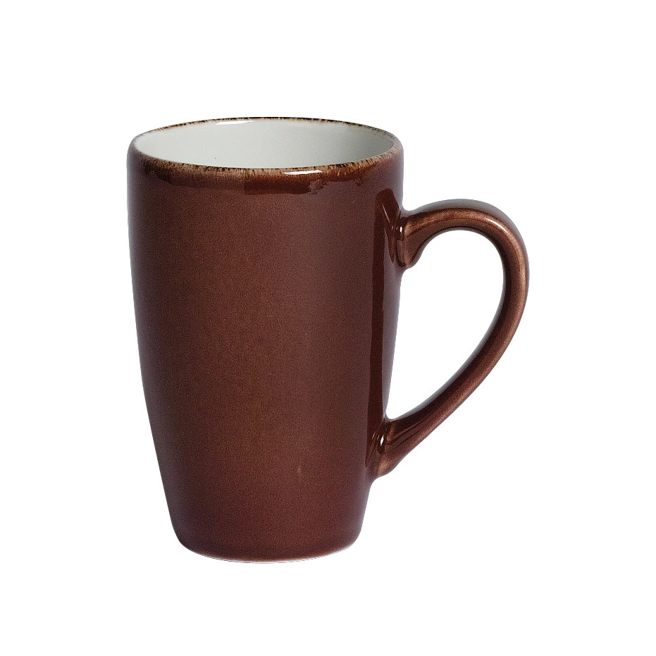 Steelite - 4 1/4 In X 4 3/8 In (10 Oz) Brown Quench Mug (24 Per Case) - 11230592