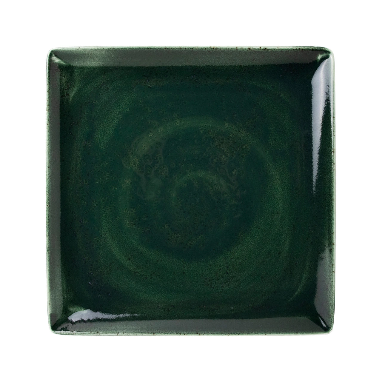 Steelite - 10 1/2 In Vesuvius Burnt Green Vesuvius Tray Square (6 Per Case) - 12030553