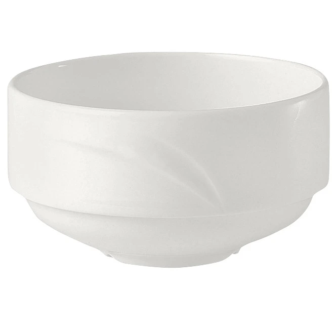 Steelite - 4 1/4 In X 2 1/4 In (10 Oz) White Alvo Ven Unhandled Soup Cup (36 Per Case) - 9300C512