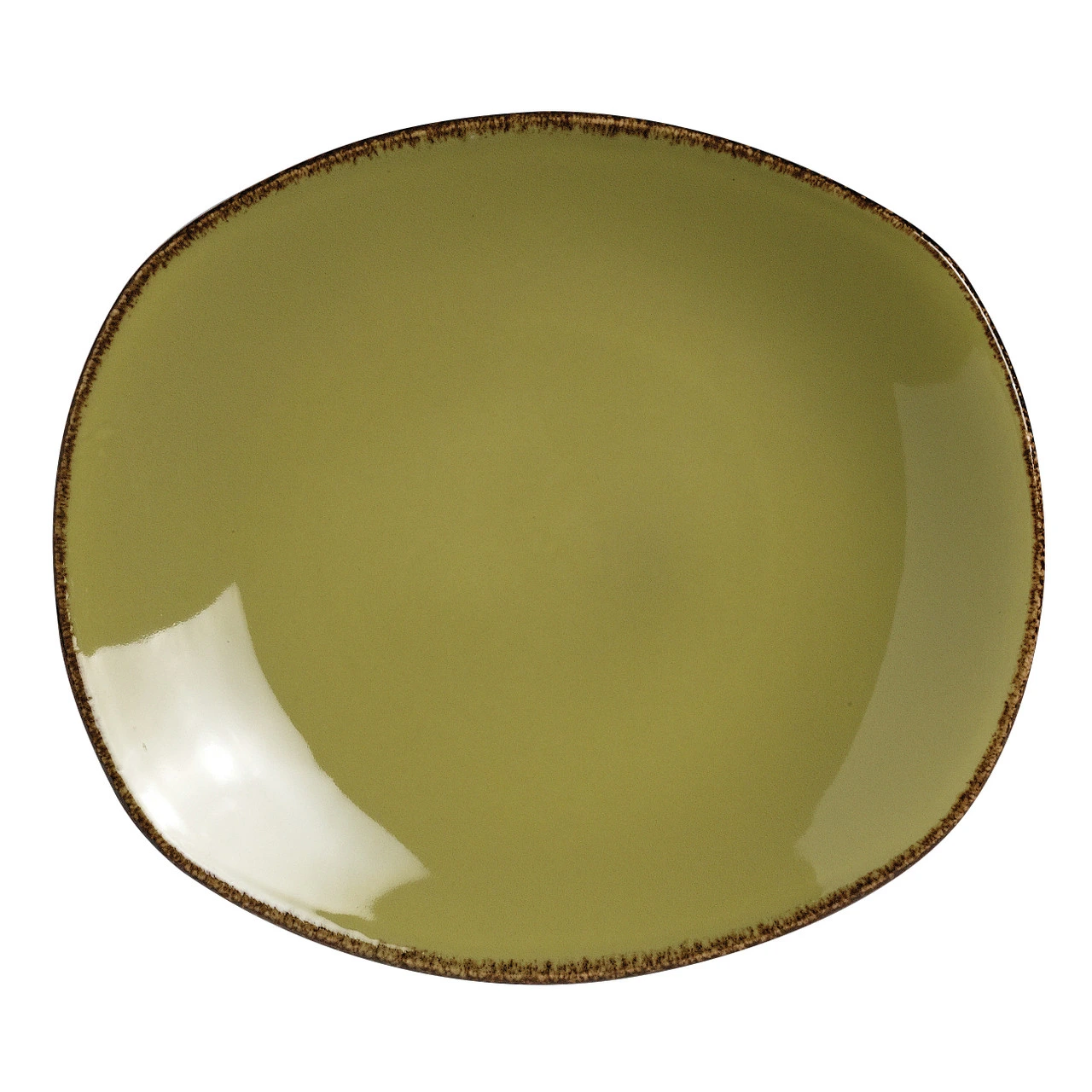 Steelite - 6 In X 5 1/8 In Green Spice Plate (36 Per Case) - 11220582