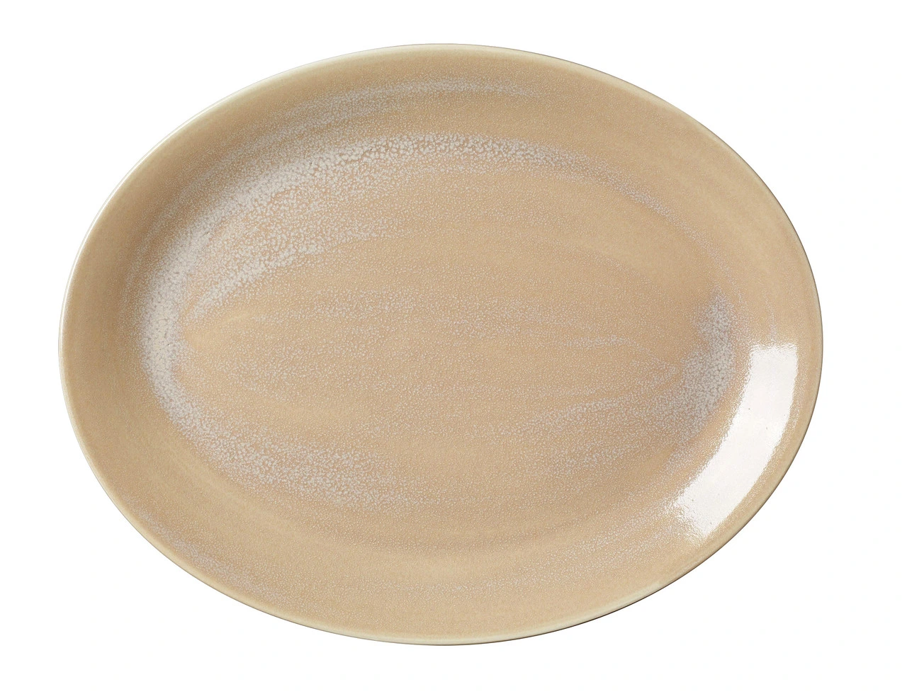 Steelite - 13 1/2 In X 10 5/8 In Revolution Beige Revolution Oval Coupe Platter (12 Per Case) - 17760145