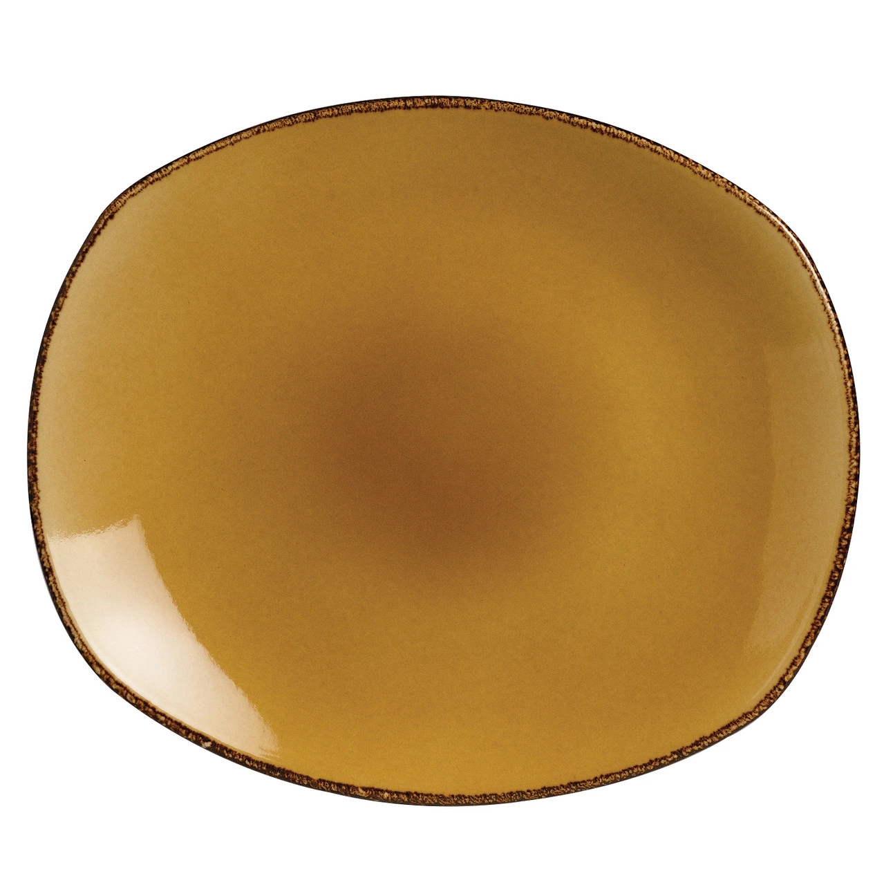 Steelite - 10 In X 9 In Yellow Spice Plate (24 Per Case) - 11210580