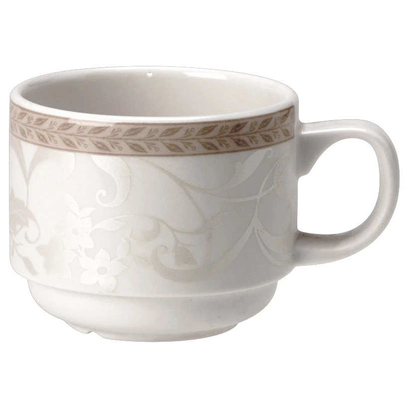 Steelite - 4 1/8 In X 2 1/2 In (7 1/2 Oz) Beige Monaco Vogue Reg Teacup StackIng (36 Per Case) - 9019C331