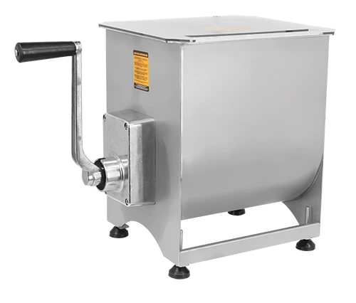 Omcan - 44 lb Stainless Steel Manual Non-Tilting Meat Mixer - 44425