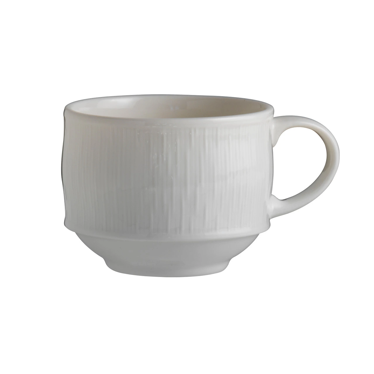 Royal Porcelain - 10 oz. White Bloom Stack Cup (36 Per Case) - 62104ST1042