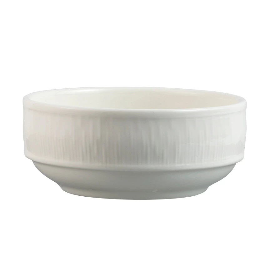 Royal Porcelain - 10 oz. White Bloom Stack Bouillon (36 Per Case) - 62104ST1040