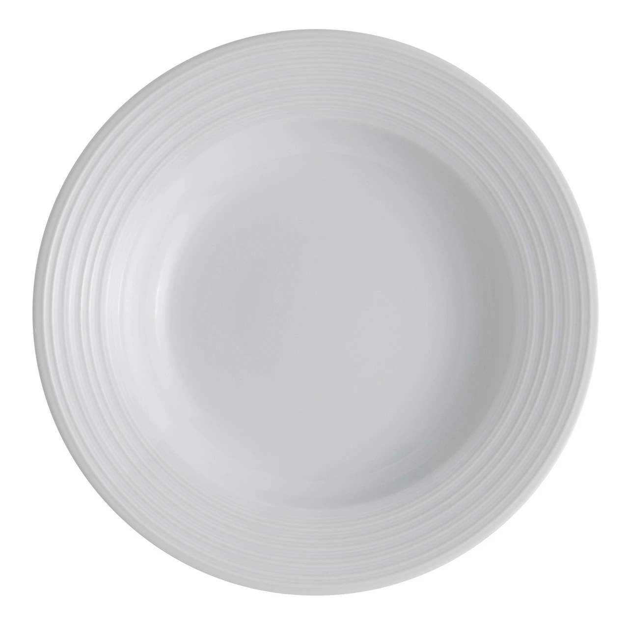 Royal Porcelain - 11 oz. White Belisa Rim Soup Bowl (36 Per Case) - 61100ST0125