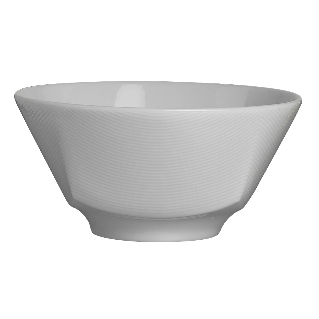 Royal Porcelain - 25 3/4 oz. White Vortex SoupCereal Bowl (36 Per Case) - 61105ST0515