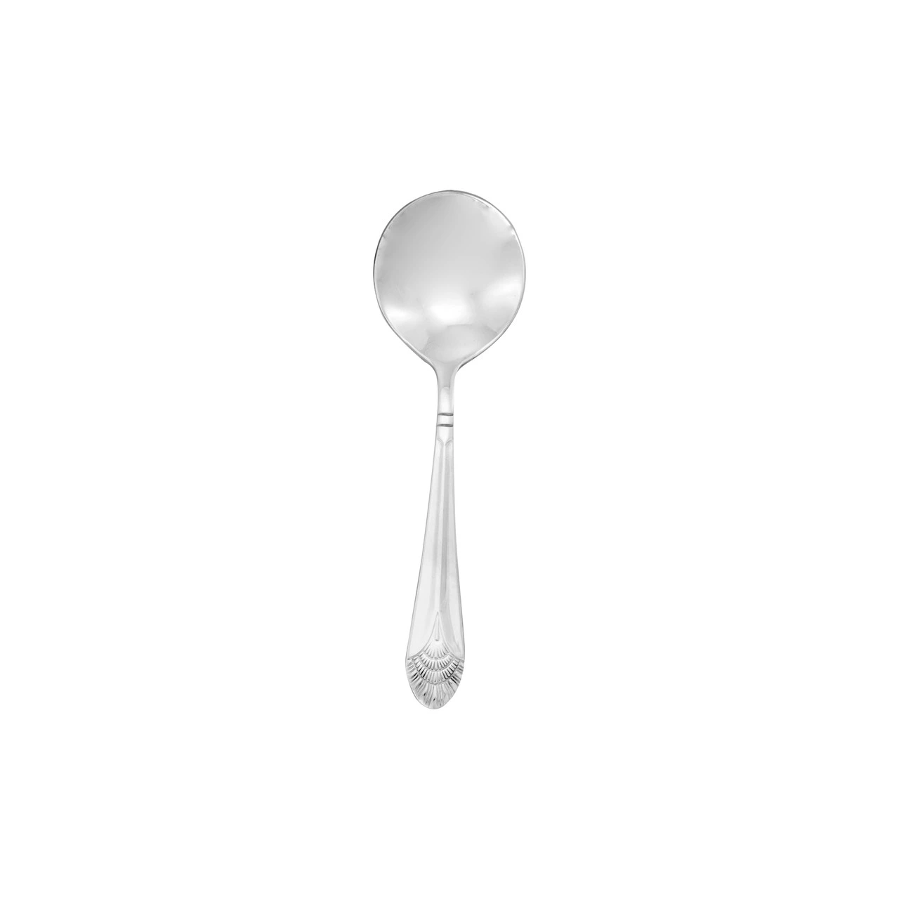 Walco - 5 In Art Deco Round Bowl Soup Spoon (24 Per Case) - WL8012