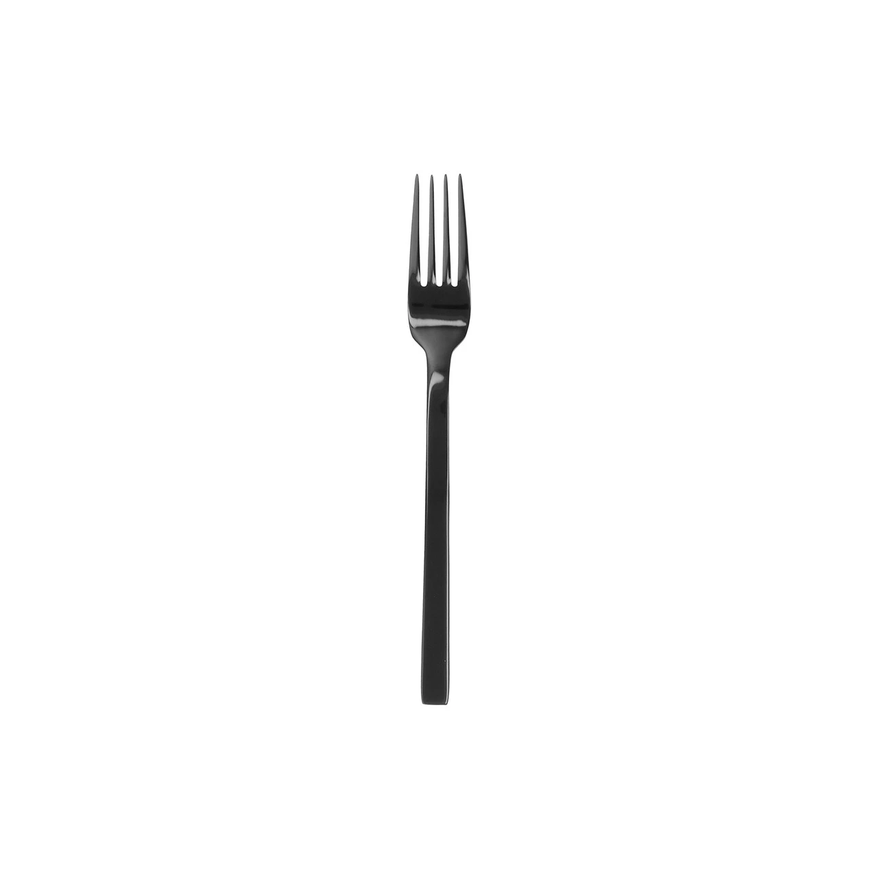 Walco - 8 In Black Semi European Dinner Fork (12 Per Case) - WLBK09051