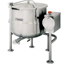 Cleveland - 150 Gallon Quad-Leg Direct Steam Tilting Kettle - KDL150T