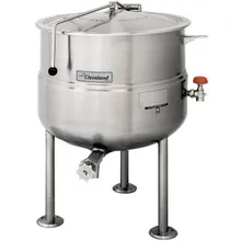 Cleveland - 100 Gallon Tri-Leg Direct Steam Stationary Kettle - KDL100