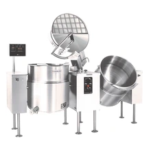 Cleveland - 100 Gallon Twin Electric Tilting Steam Mixer Kettle - TMKEL100T