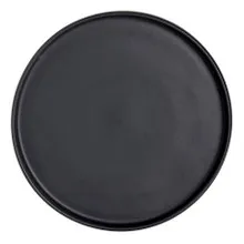 Anfora - 4 In Black Crete Round Stack Tray (24 Per Case) - A911P261