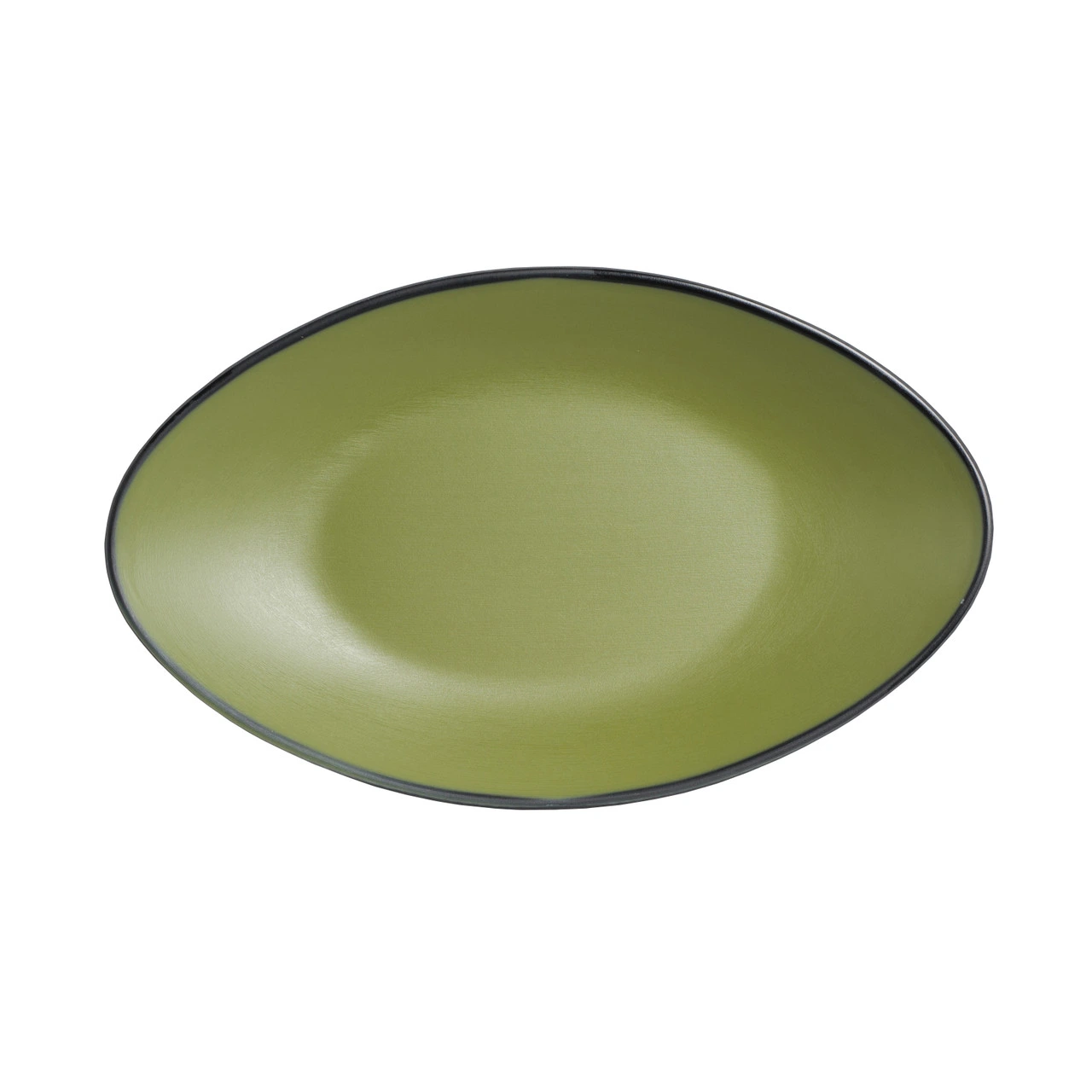 Creations - 9 3/4 In X 5 7/8 In X 1 In Cactus Baja Oval Plate (24 Per Case) - 7820JB021