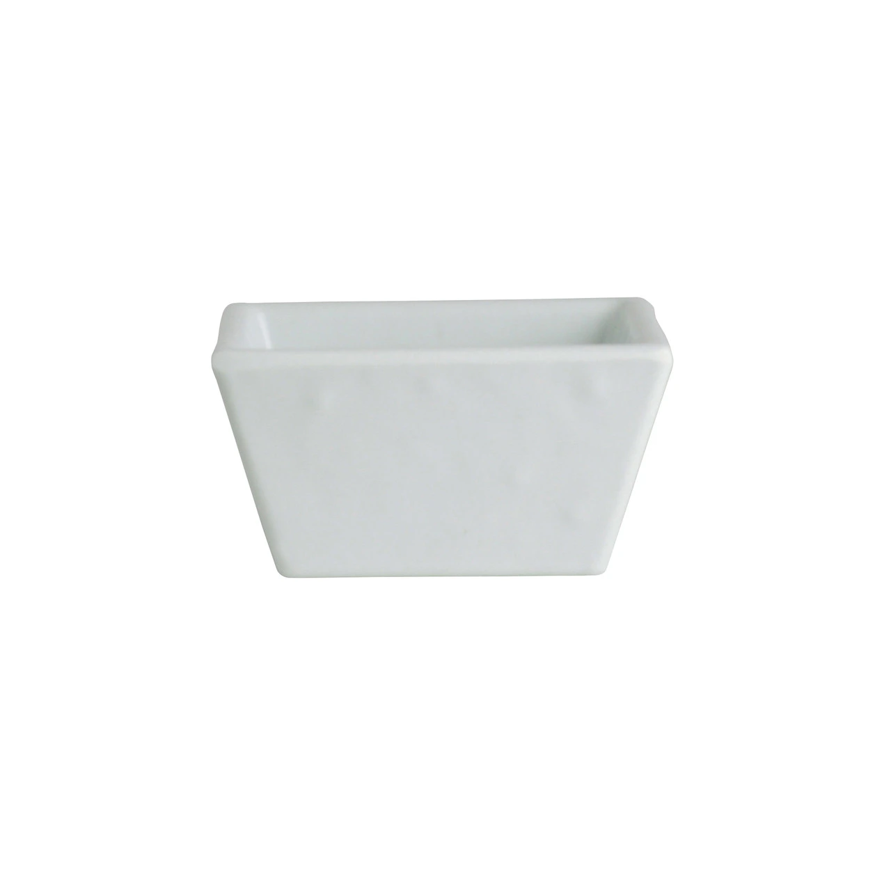 Creations - 1 Oz White Cali Square Dish White (24 Per Case) - 7182TM513